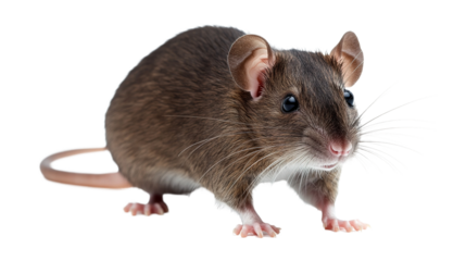 Alert squeaking rat urban environment animal photography detailed close-up view animal behavior insights