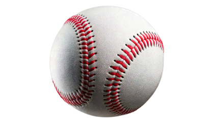 A baseball ball isolated on transparent background