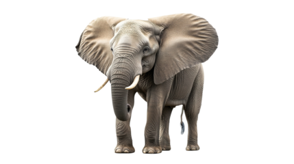 Majestic elephant standing tall in nature's realm gigapixel standard scale wildlife photography