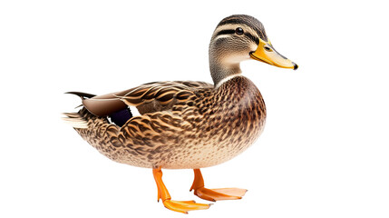 Fototapeta premium Adorable duck standing proudly nature scene gigapixel quality cute animal studio shot wildlife concept