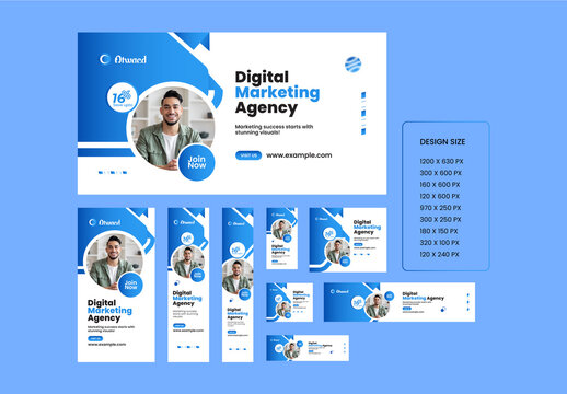 Digital Marketing Web Banner Template