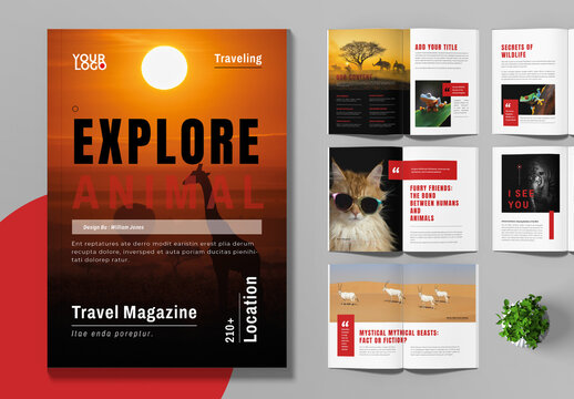Animals Explorer Travel Magazine