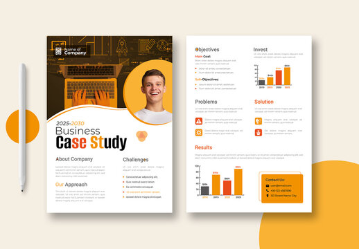 Case Study Template For Modern Business