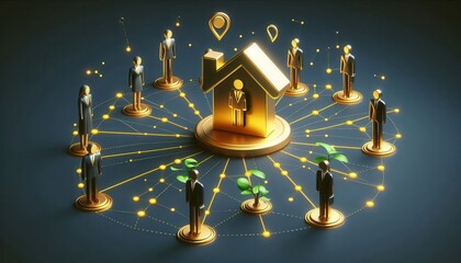 Networking event for real estate professionals digital realm virtual meeting professional growth