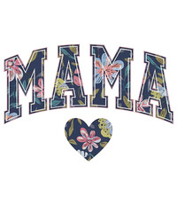 Mama Mother's Day Mom Flowers Png Designs.