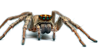 A spider is standing 
