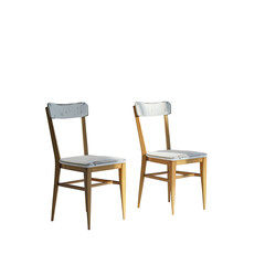 Fototapeta premium Dining chairs no background
