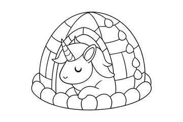 Magical Unicorn Christmas Coloring Book – Festive Holiday Fun for Kids & Adults
