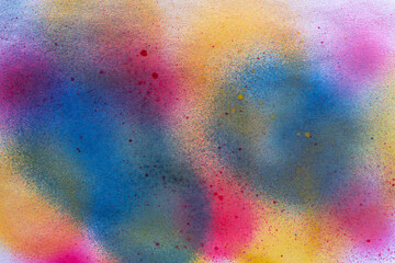 カラフルなスプレー塗料で塗った背景
