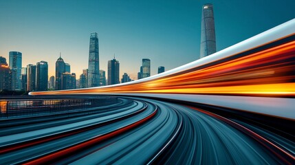 Obraz premium Luxury White and Gold Square Box in Elegant Room with Ocean View