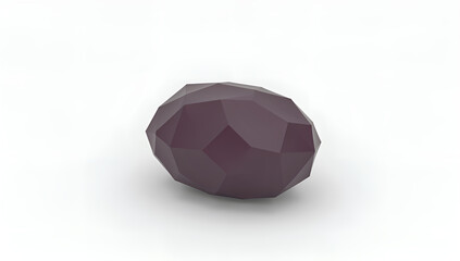 Fototapeta premium Raisin Geometry: A Clean Low Poly Visual