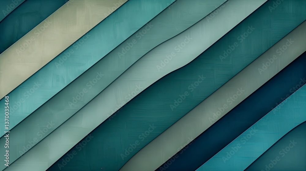 Poster abstract diagonal layered design