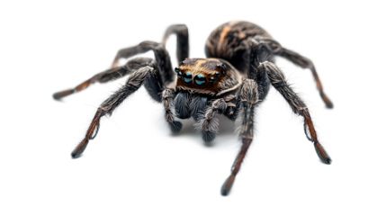 A spider is standing 