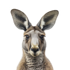 Fototapeta premium Kangaroo white background