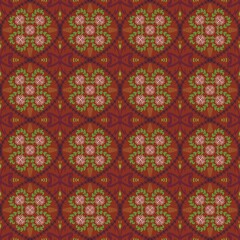 seamless pattern with flowers