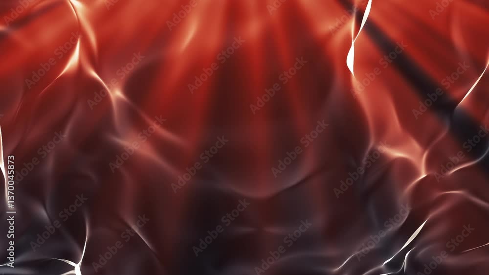Poster abstract background animation. line art wavy motion background. digital waves made of glowing partic