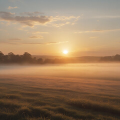 sunrise over the river