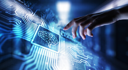 Machine Deep learning algorithms, Artificial intelligence, AI, Automation and modern technology in...