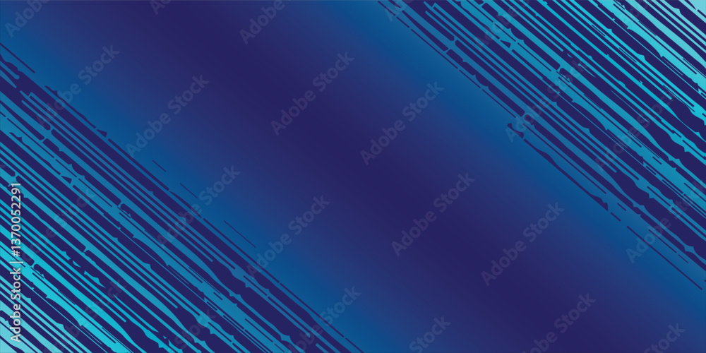 Poster blue color pattern gradient with grunge texture background.