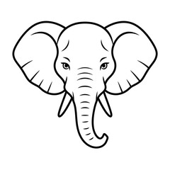 Fototapeta premium elephant vector illustration