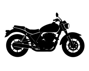 Fototapeta premium motorcycle silhouette vector illustration