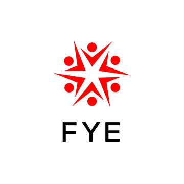 FYE creative minimalist letter logo.