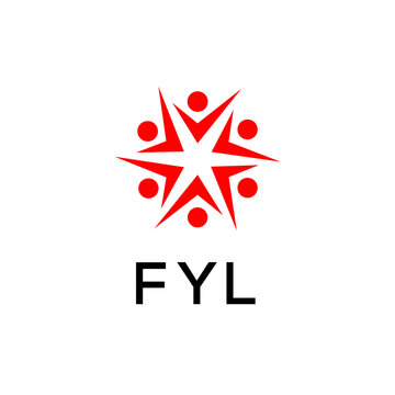 FYL creative minimalist letter logo.