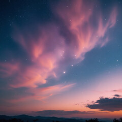 Fototapeta premium sunset in the mountains