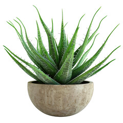 Houseplant Aloevera no background