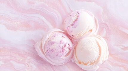 Creamy Swirls of Peanut Butter and Jelly Ice Cream