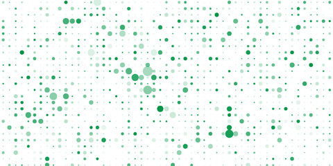 abstract green background vector layout with circle shapes.