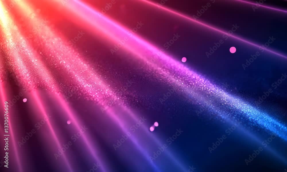 Poster elegant light streaks abstract background with shining spots and glitters animation