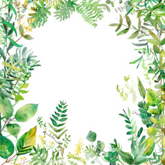 Fototapeta premium flowery border no background