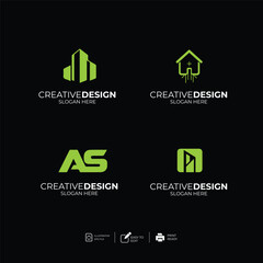 Logo template design ideas vector