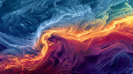 Depiction of Atmospheric Zonal Flow Patterns Demonstrating East-West Wind Bands and Weather Influences in a Scientific Illustration