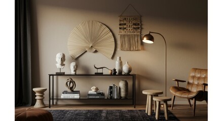 Eclectic Interior with Statement Decor