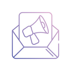 E-mail Marketing icon vector stock illustration
