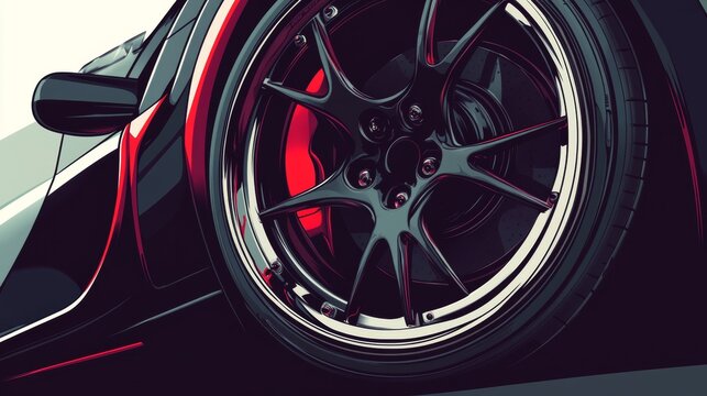 icon logo sign vector new rim tire tyre sport car race racing  jdm style oz element part auto japan italy america us
