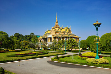 The Throne Hall at the Royal Palace Phnom Penh Cambodia