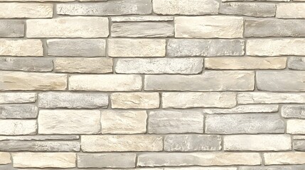 Obraz premium Elegant Gray and White Stone Wall Texture with Rectangular Pattern for Interior Design and Architecture
