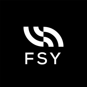FSY creative minimalist letter logo.