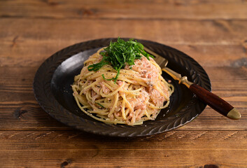 明太マヨパスタ