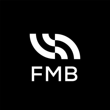 FMB creative minimalist letter logo.