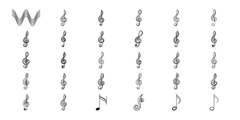 Fototapeta premium music icon bundal jpg image