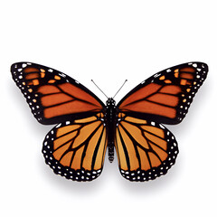 Fototapeta premium butterfly on white background