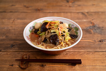 野菜炒め味噌ラーメン