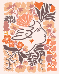 enjoy the beauty of blooming flowers in misty coral color