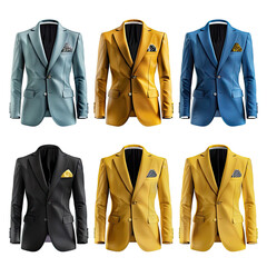 set of blazers no background