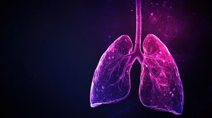 Abstract Lungs with red human bronchial tree structure. Lungs anatomy,left and right bronchus, bronchioles,Medicine cure tuberculosis, pneumonia, asthma. Abstract health care medical concept.