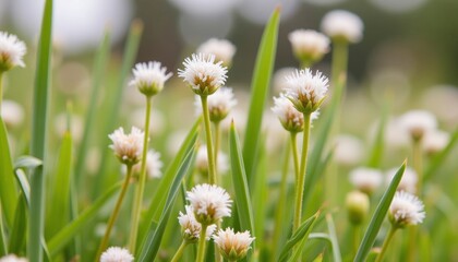 Fresh wildflowers in the countryside